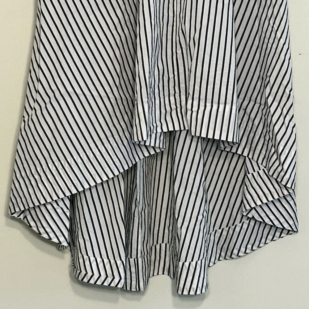 Marled Reunited Clothing Striped Wrap Midi Dress Size M - Picture 4 of 7